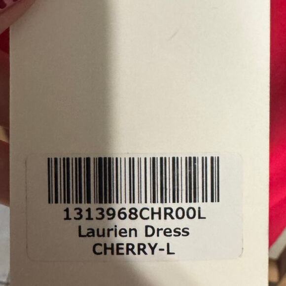 NWT Camille Reformation Rowe Laurien Dress Sleeveless Cherry Red Size Large - Picture 7 of 11